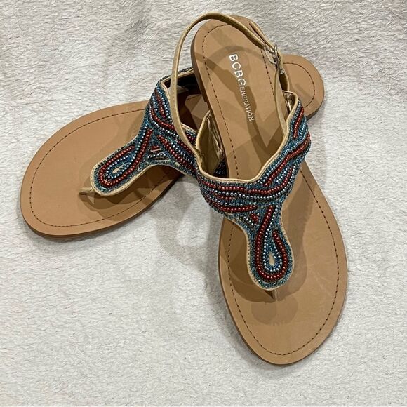 BCBGeneration Berkley Beaded Sandals, Size 9.5 - Picture 5 of 15